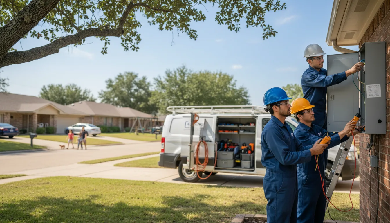 Certified electrician providing emergency electrical services in Ball, LA
